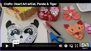 Heart Art Cats