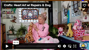 Heart Art Dog
